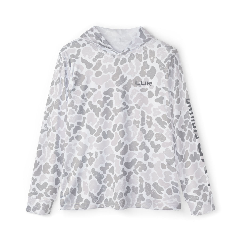 Camo Performance Hoodie — LUR Grey All-Over Print