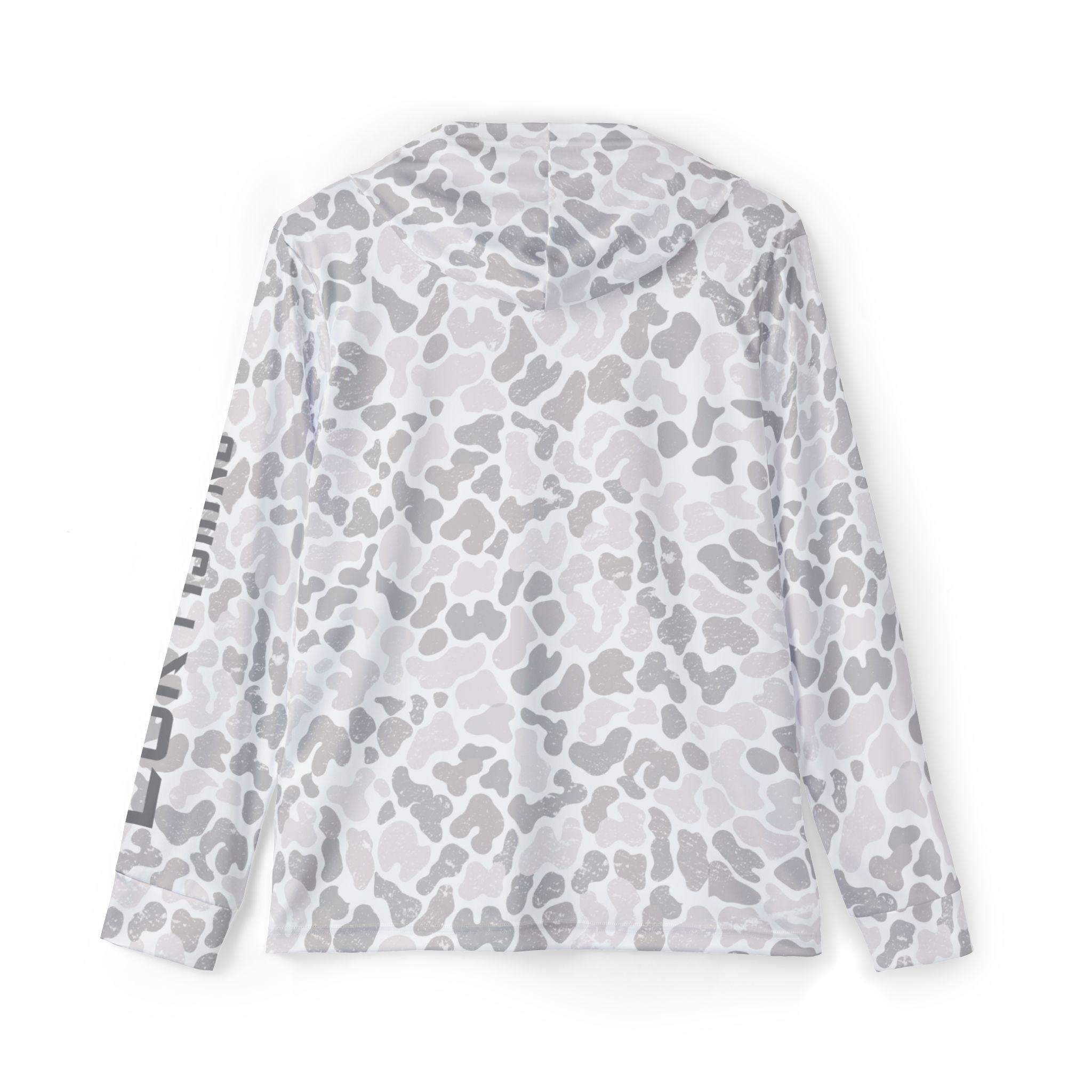 Camo Performance Hoodie — LUR Grey All-Over Print