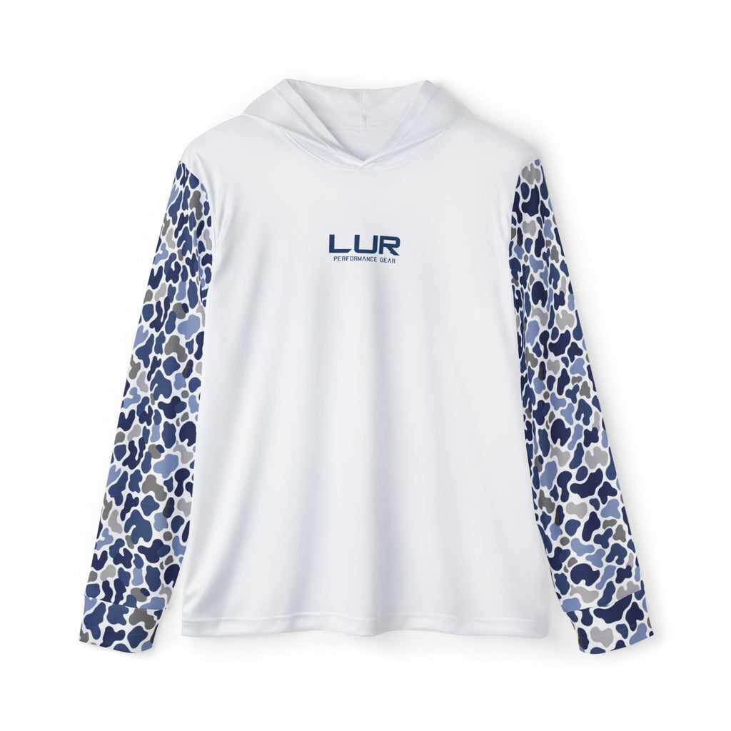 Blue Camo Sleeve Warmup Hoodie