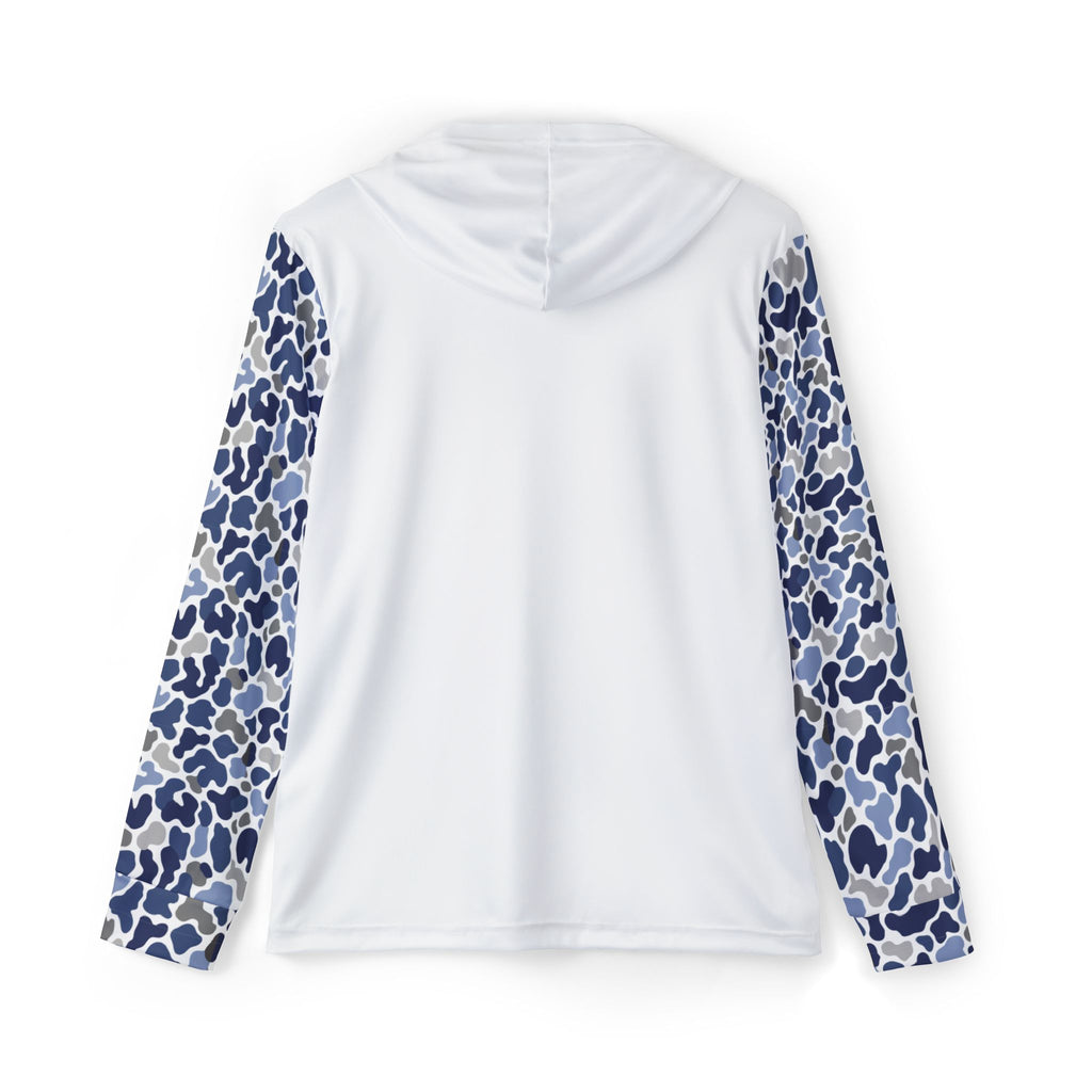 Blue Camo Sleeve Warmup Hoodie