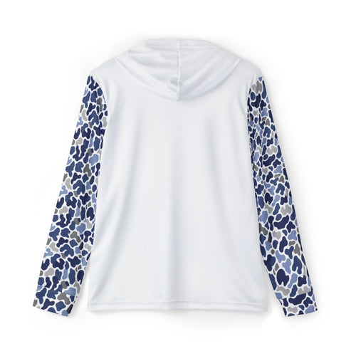 Blue Camo Sleeve Warmup Hoodie