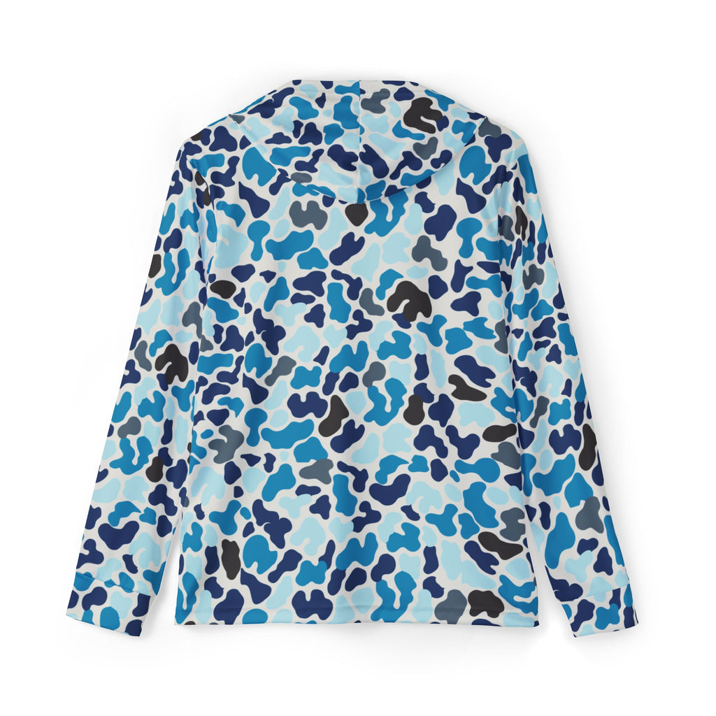 Oceanic Blue Camo Performance Hoodie