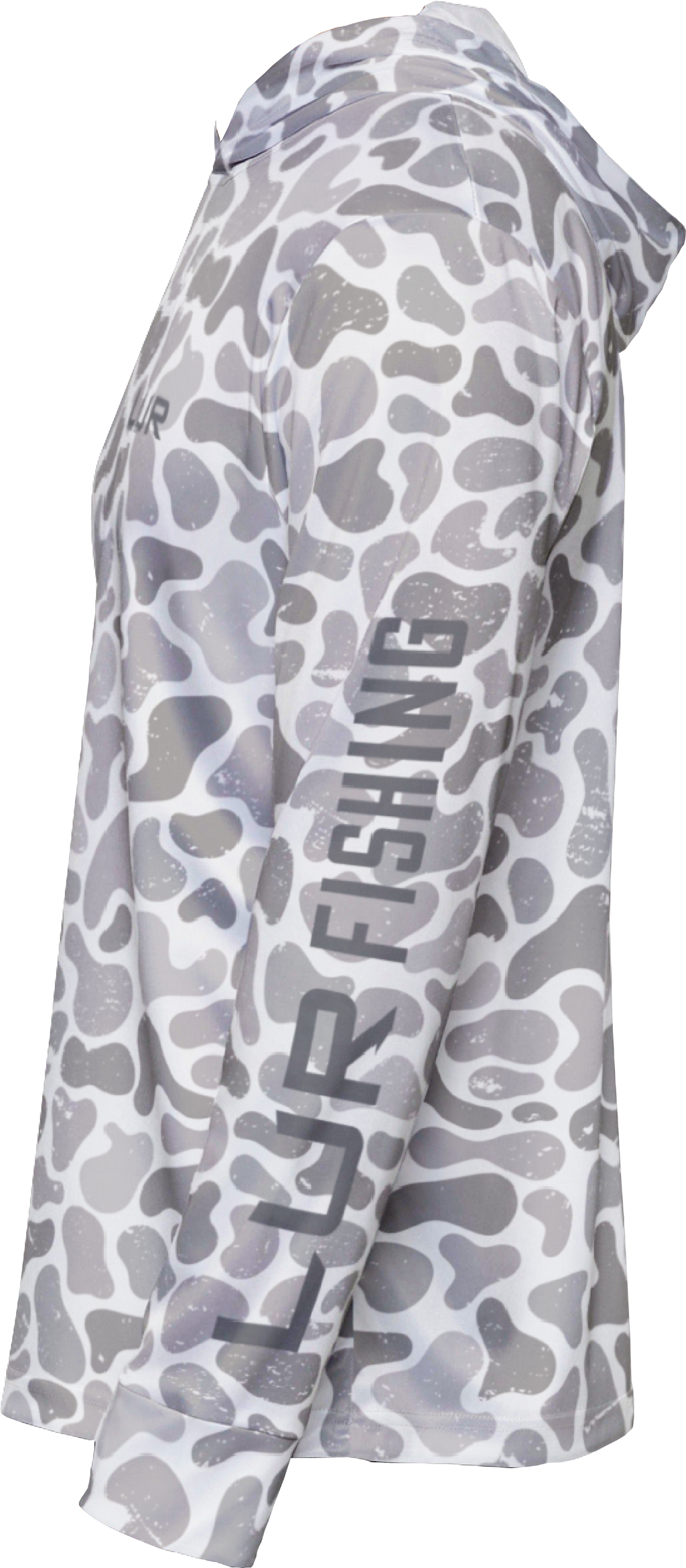 Men's Camo Warmup Hoodie — Grey Abstract Camouflage AOP