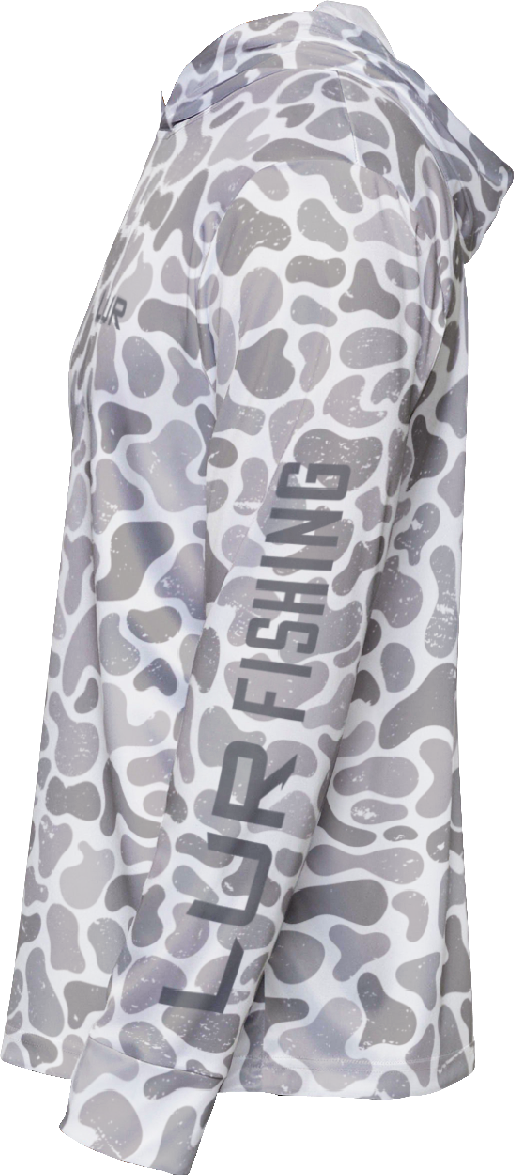 Men's Camo Warmup Hoodie — Grey Abstract Camouflage AOP