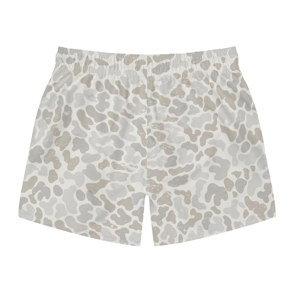Pale Brown Camo Print SwimFish Water Shorts